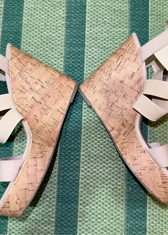 Dolgu topuk rahay ayakkabı - Görsel 5