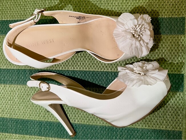 39 Beden beyaz Renk Nine West gelin ayakkabısı