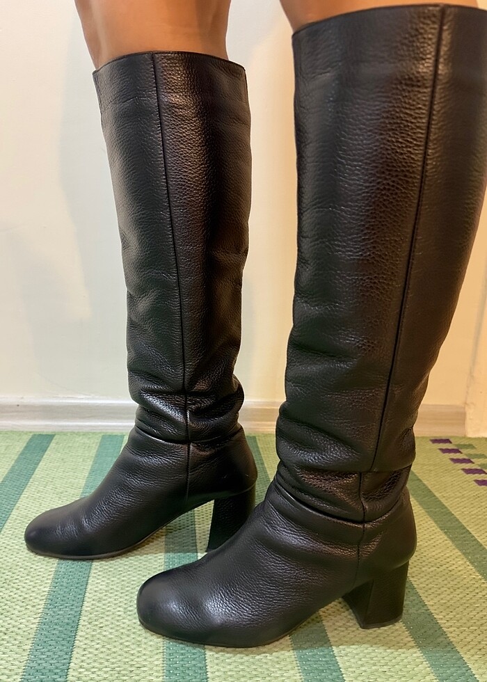 Suni deri çizme - Görsel 3