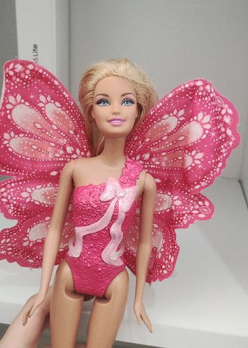 Barbie Barbie Pembe Kanatlı Bebek
