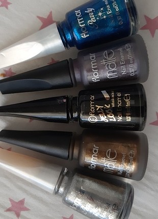 5 adet flormar oje