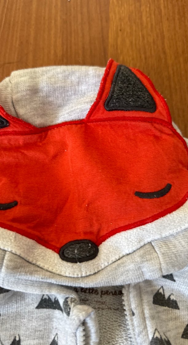 Gri Baskılı Uzun Kollu Erkek Bebek Takımı - Görsel 3