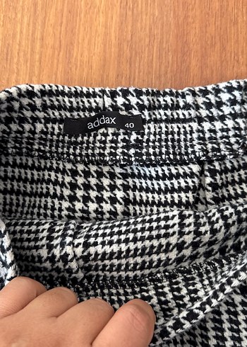 Ekose Desenli Pilili Midi Etek - Görsel 3