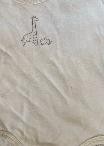 Yeşil Düğmeli Erkek Bebek Atlet Body - Görsel 5