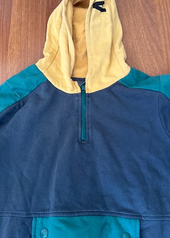 Erkek Çocuk Kapüşonlu Fermuarlı Sweatshirt - Görsel 2