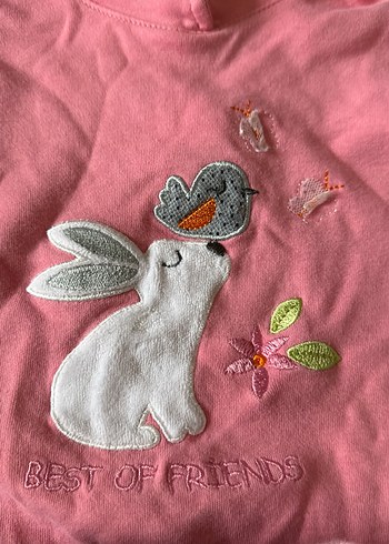 Nakışlı Örme Bebek Kız Takımı - Görsel 4