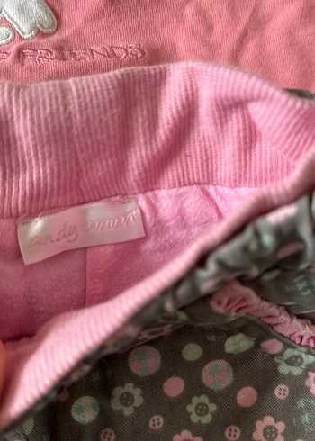 Nakışlı Örme Bebek Kız Takımı - Görsel 3