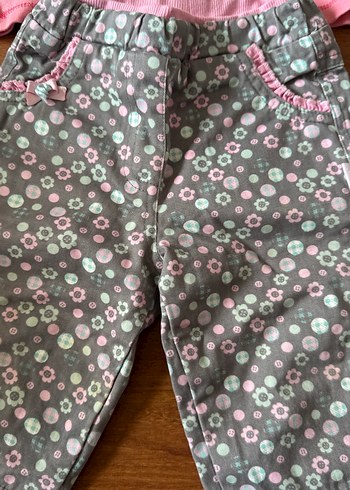 Nakışlı Örme Bebek Kız Takımı - Görsel 2