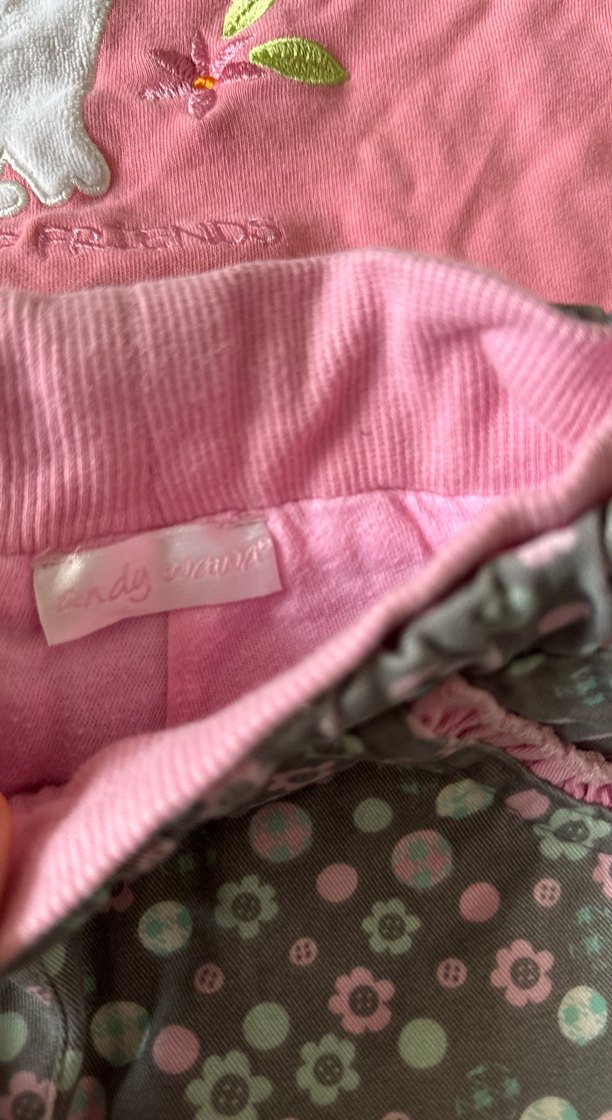 Nakışlı Örme Bebek Kız Takımı - Görsel 3