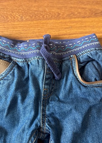 Erkek Çocuk Bol Kesim Mavi Denim Pantolon - Görsel 2