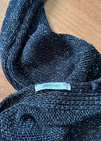 Kadın Gri Örgü Triko Kazak - Görsel 3