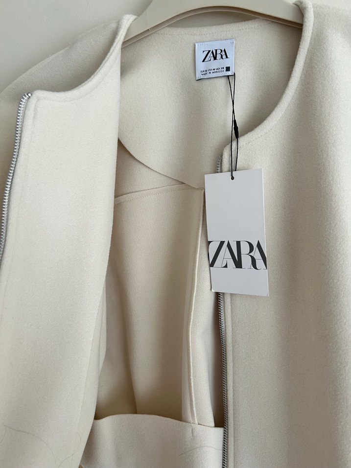 Zara fermuarlı mevsimlik ceket - Görsel 4