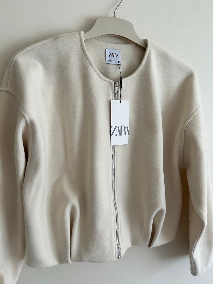 Zara fermuarlı mevsimlik ceket - Görsel 3