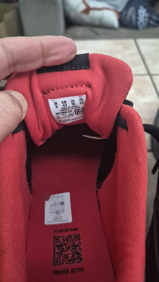 Siyah FERRARİ PUMA Erkek Spor Ayakkabı  43 numara - Görsel 3