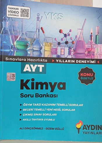 AYT Kimya Soru Bankası - Aydın Yayınları