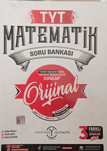 TYT Matematik Orijinal Soru Bankası