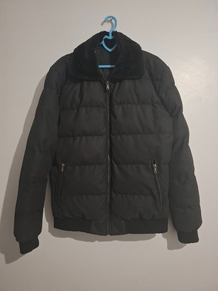 Erkek Siyah Mont - Görsel 5