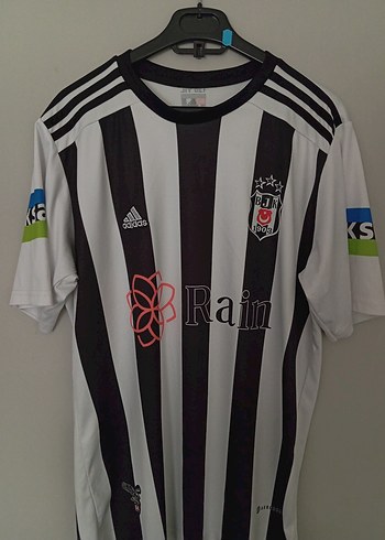 Erkek Siyah Beyaz Çizgili Spor Tişört