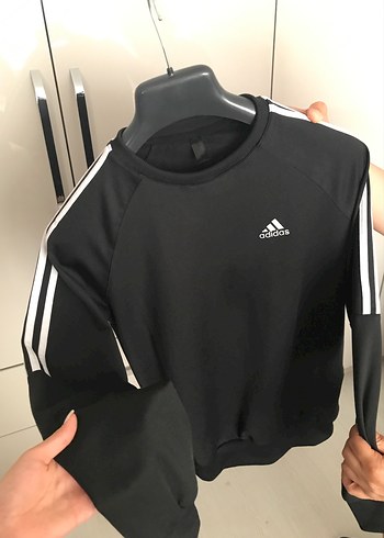 Siyah Unisex ADİDAS Sweatshirt