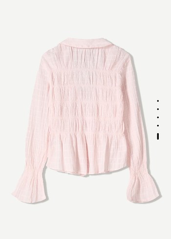 Büzgülü rustik gömlek - Görsel 2