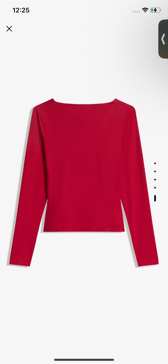 Büzgülü uzun kollu v yaka bluz - Görsel 5