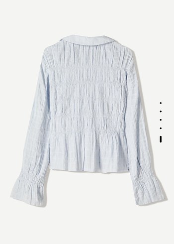 Büzgülü rustik gömlek - Görsel 2