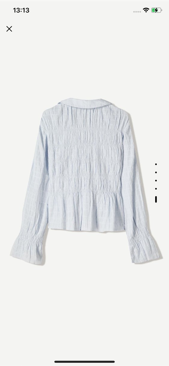 Büzgülü rustik gömlek - Görsel 2