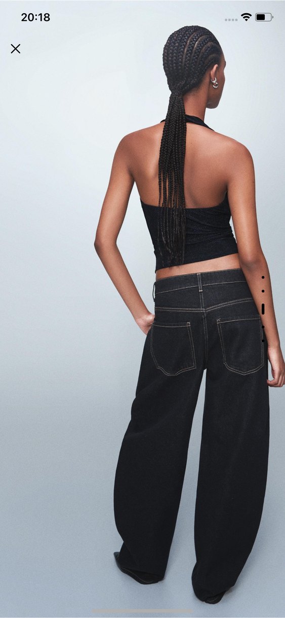 Parlak simli halter top - Görsel 3