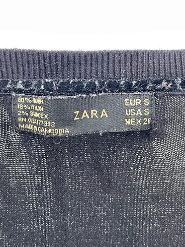 s Beden siyah Renk Zara Kazak / Triko %70 İndirimli.