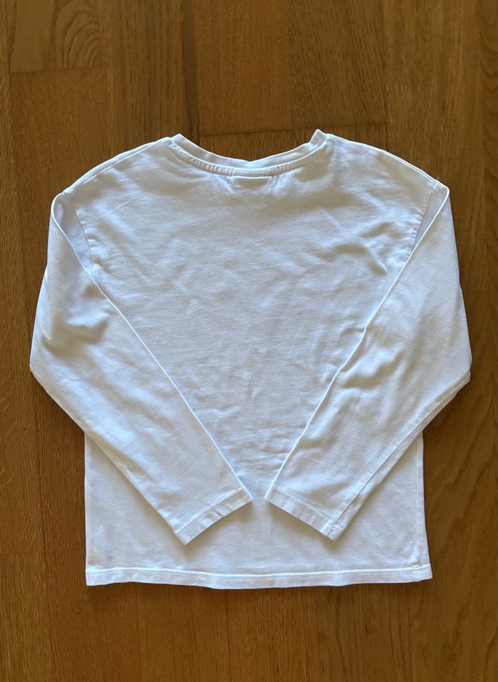 LC Waikiki Ekru Bisiklet Yaka Baskılı Tişört - Görsel 5