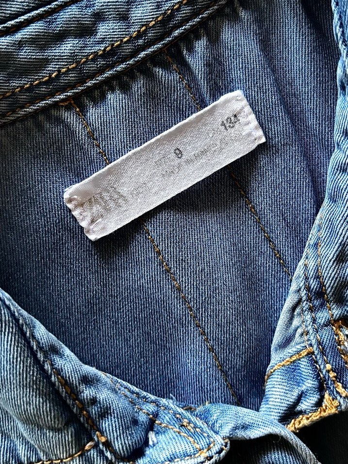 Zara Mavi Denim Gömlek - Görsel 3