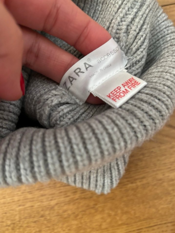 Zara 2li Örgü Payet İşlemeli Bere - Görsel 3