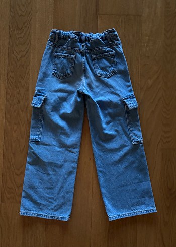 Koton Kız Çocuk Kargo Jean Pantolon 7-8 Yaş 122-128 cm - Görsel 5