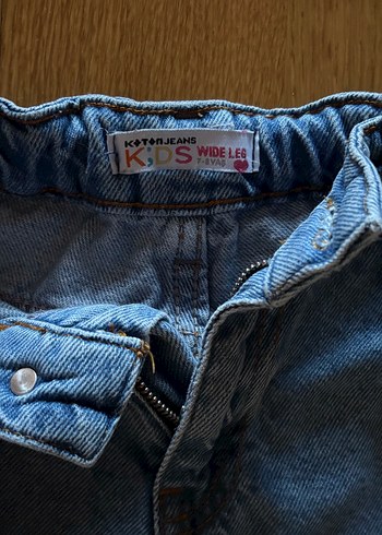 Koton Kız Çocuk Kargo Jean Pantolon 7-8 Yaş 122-128 cm - Görsel 2