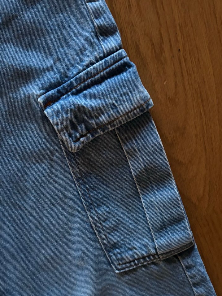 Koton Kız Çocuk Kargo Jean Pantolon 7-8 Yaş 122-128 cm - Görsel 4