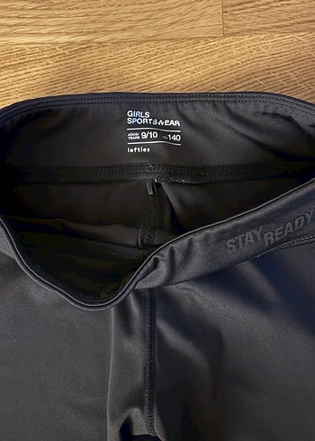 Lefties Siyah Spor Tayt 9-10 Yaş 140 cm - Görsel 2