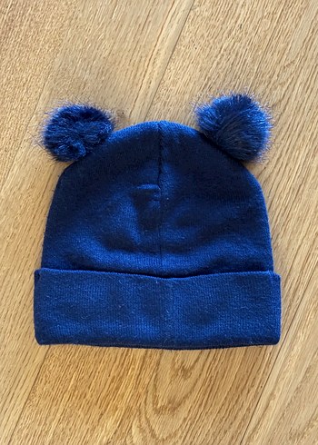 H&M Lastik Örgülü ve Ponponlu Bere - Görsel 2