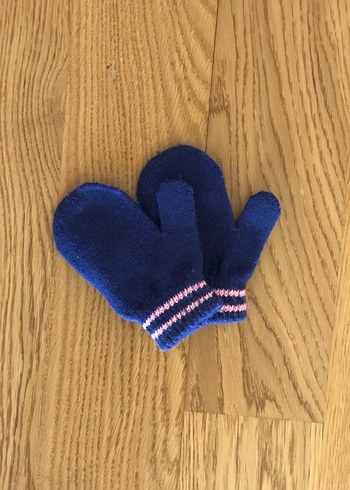 Renkli İşlemeli Örgü Çocuk Bere ve Eldiven Seti - Görsel 3