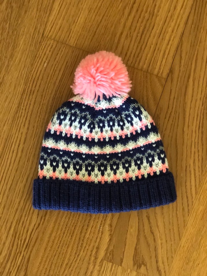 Renkli İşlemeli Örgü Çocuk Bere ve Eldiven Seti - Görsel 2