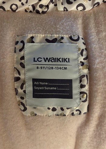 LCW Kids Leopard Baskılı Kapüşonlu Mont - Görsel 2