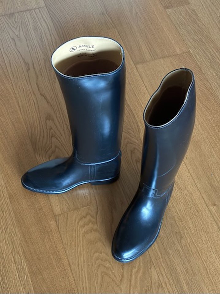 Aigle Kadın Siyah Yağmur Çizmesi - Görsel 4