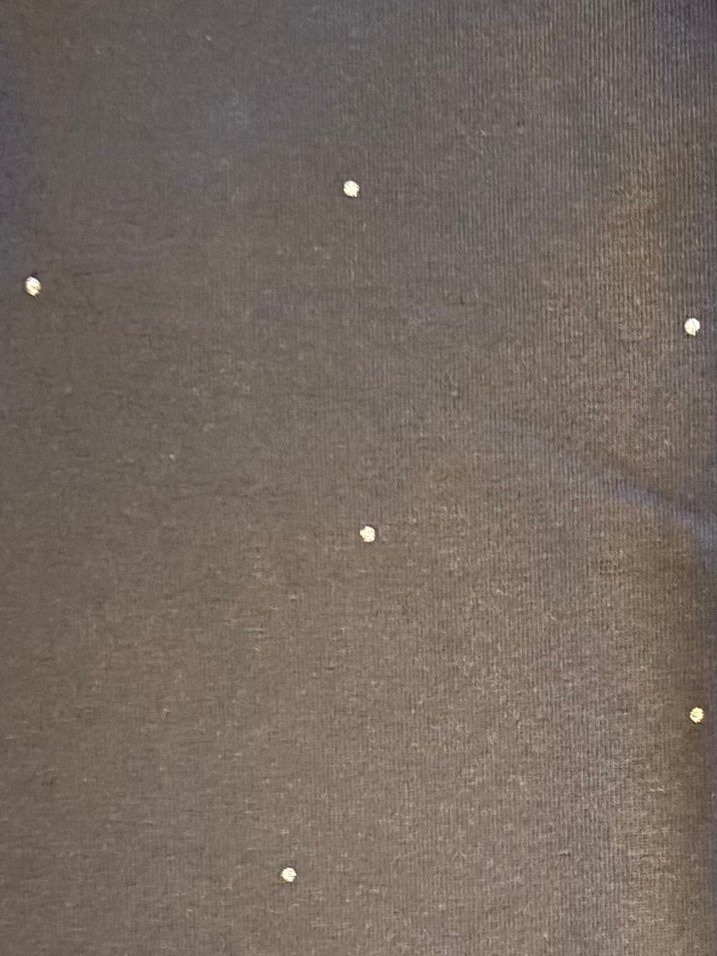 H&M Koyu Gri/Puantiyeli Kalın Jarse Tayt 9-10 Yaş - Görsel 3