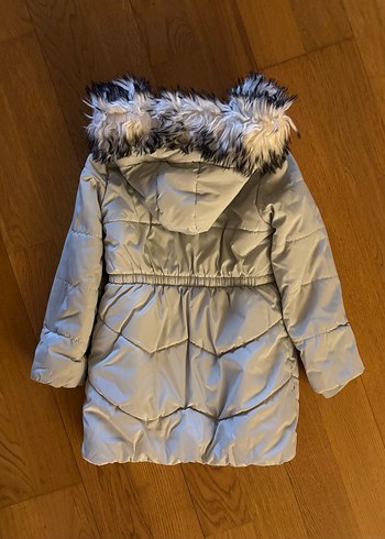 LCW Kids Mavi Kapüşonlu Şişme Mont - Görsel 5