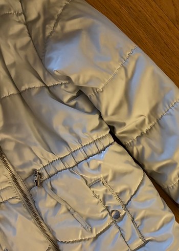 LCW Kids Mavi Kapüşonlu Şişme Mont - Görsel 3