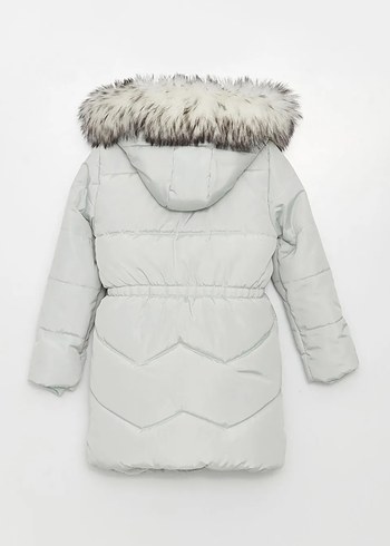 LCW Kids Mavi Kapüşonlu Şişme Mont - Görsel 7