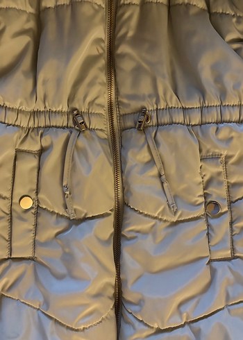 LCW Kids Mavi Kapüşonlu Şişme Mont - Görsel 4