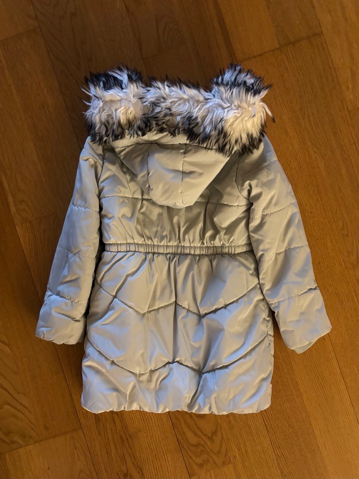 LCW Kids Mavi Kapüşonlu Şişme Mont - Görsel 5