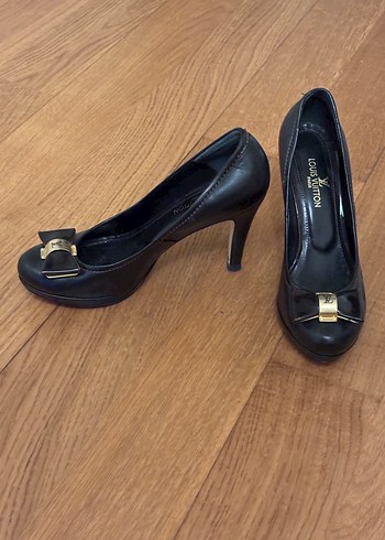 Louis Vuitton Siyah Topuklu Kadın Stiletto - Görsel 4