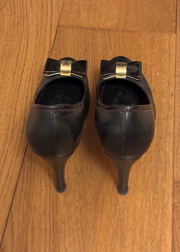 Louis Vuitton Siyah Topuklu Kadın Stiletto - Görsel 7