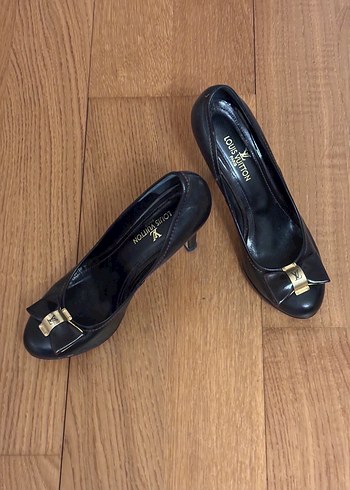Louis Vuitton Siyah Topuklu Kadın Stiletto - Görsel 3